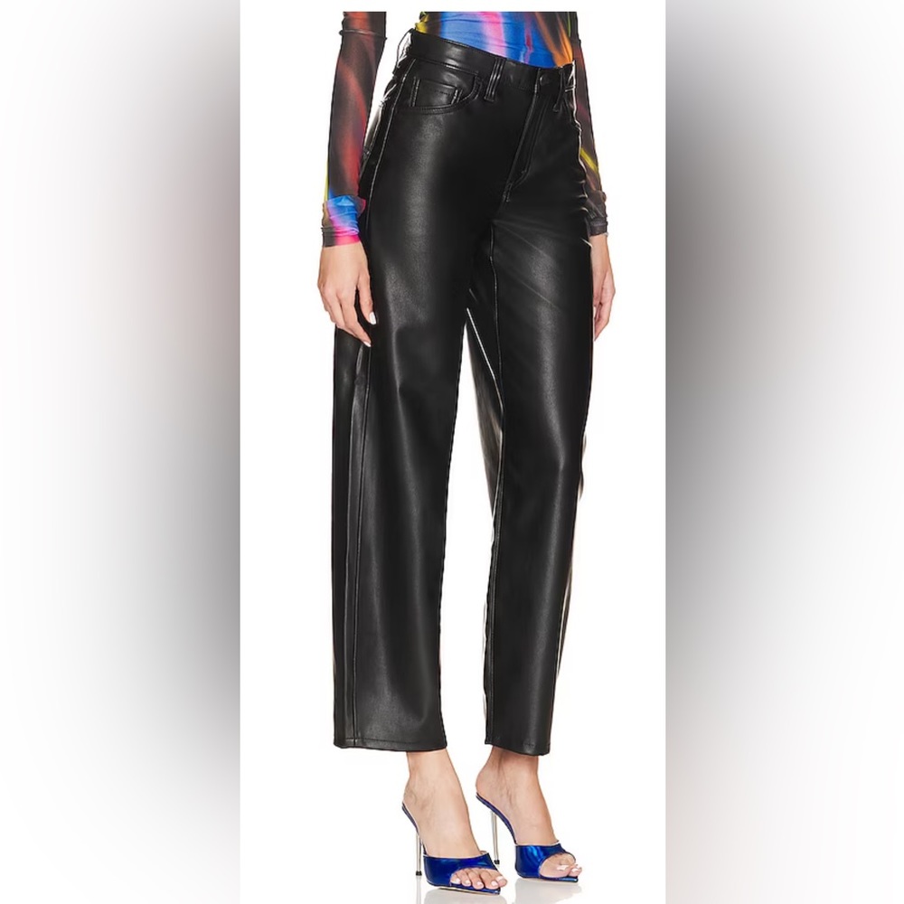 Levis faux leather high waisted pants